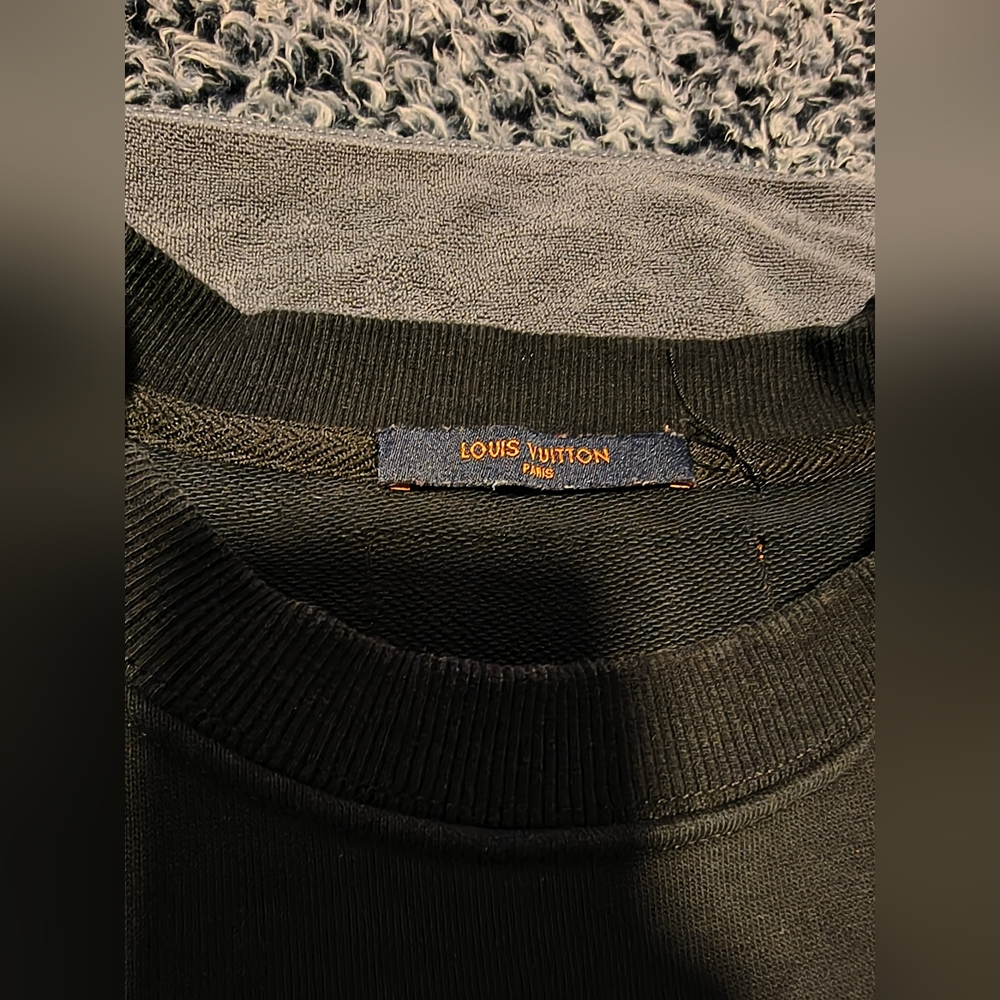 Men's Black Designer Sweater - Picture 3 of 9
